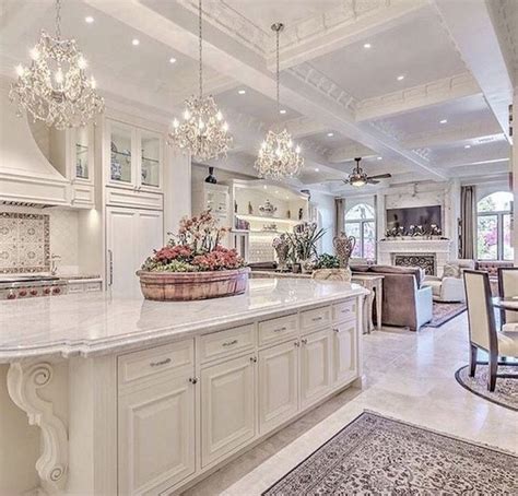 +26 A Review Of Beautiful Kitchens White Islands 57 - inspirabytes.com | Luxury kitchens, Home ...