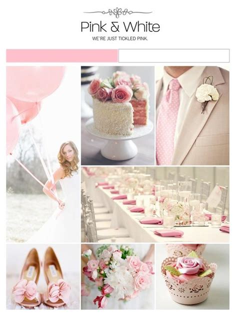 Pink And White Wedding Theme ♥ Pink And White Wedding Inspiration ...