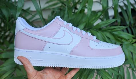 Pink Custom Air Force 1 Custom Nike Air Force 1 Pink Tones - Etsy