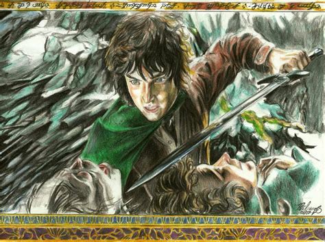 Frodo e Sam vs Gollum by nielisson on DeviantArt