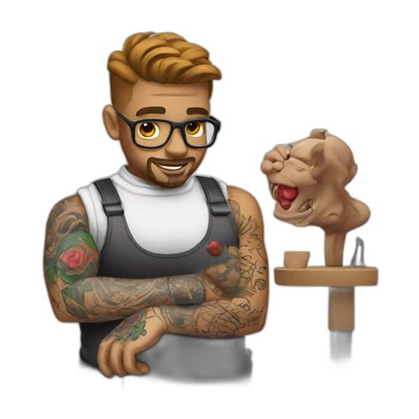 Tattoo artist | AI Emoji Generator