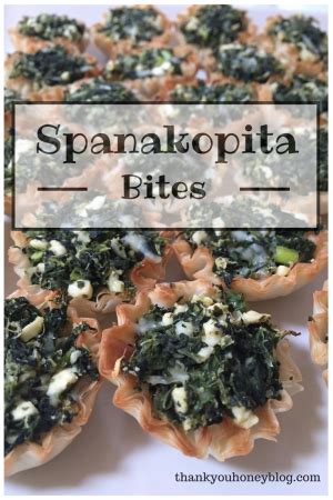 Spanakopita Bites — Thank You Honey