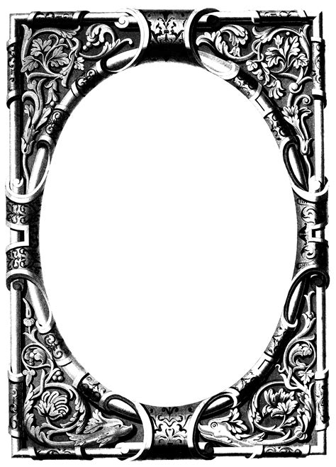 Free Vintage Image – Ornate Frame