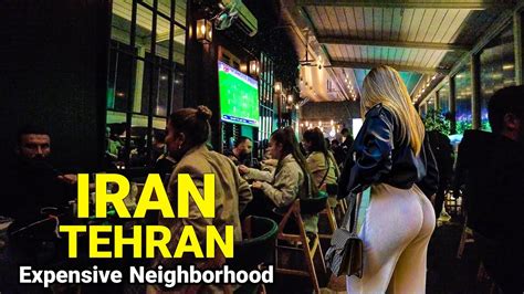 IRAN 2023 - Most Expensive Neighborhood in Tehran Nightlife Walking ...