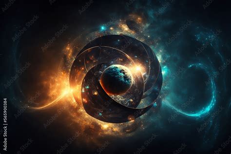 spiral galaxy background wallpaper Stock Illustration | Adobe Stock