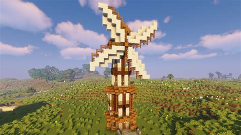 My Medieval Windmill : r/Minecraft