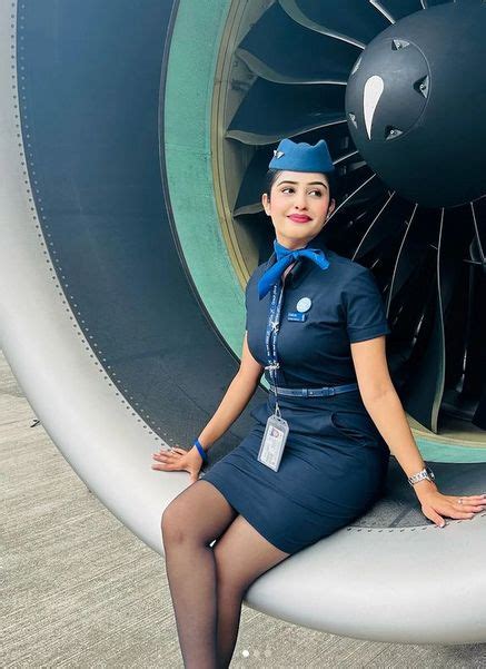 Elegance at Altitude: Air Indigo's Captivating Cabin Crew Uniform in ...