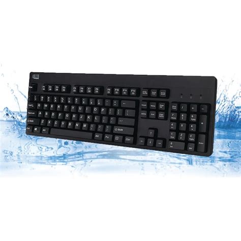 Adesso EasyTouch Antimicrobial Waterproof Keyboard in the Computers & Peripherals department at ...