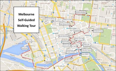 Melbourne Attractions Map | FREE PDF Tourist City Tours Map Melbourne 2024