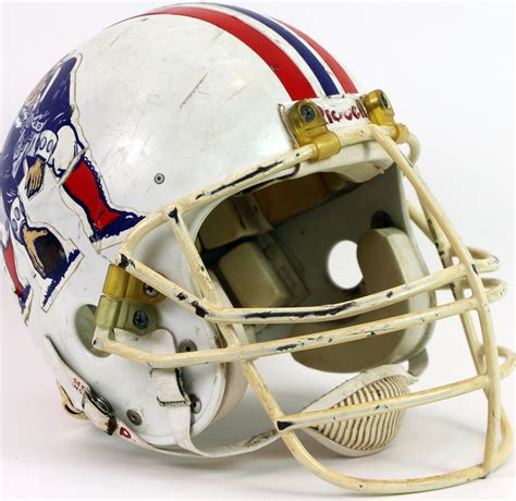 Lot Detail - 1980's New England Patriots Game Worn Football Helmet (MEARS LOA)