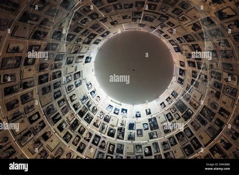 Hall of Names Yad Vashem museum Stock Photo - Alamy