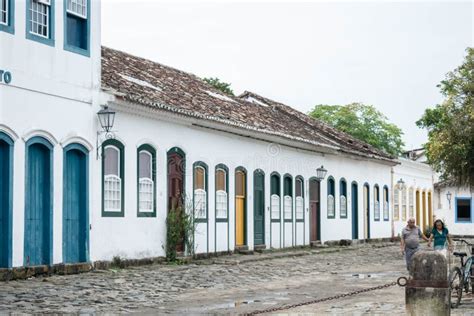 Colonial Houses Paraty Rio De Janeiro Brazil Editorial Photography ...