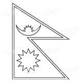 Abeka | Clip Art | Nepal Flag