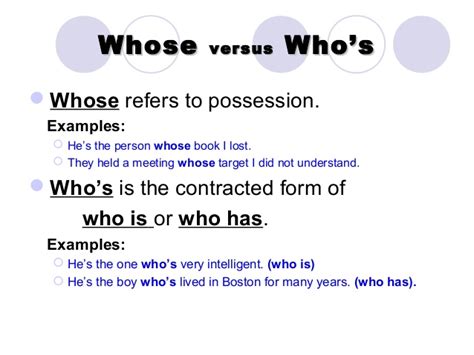 Who's vs Whose - EVIL ENGLISH