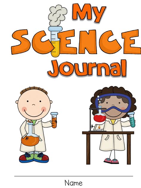 Science Journal Cover - 6 Free PDF Printables | Printablee