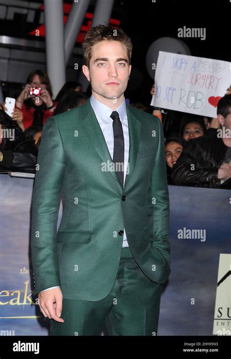 Robert Pattinson attending "The Twilight Saga: Breaking Dawn - Part 2 ...