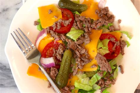 Cheeseburger Salad Recipe - Mr. B Cooks