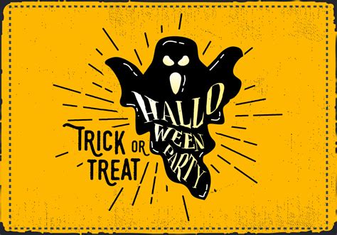 Free Vintage Halloween Ghost Vector Illustration 162951 Vector Art at Vecteezy