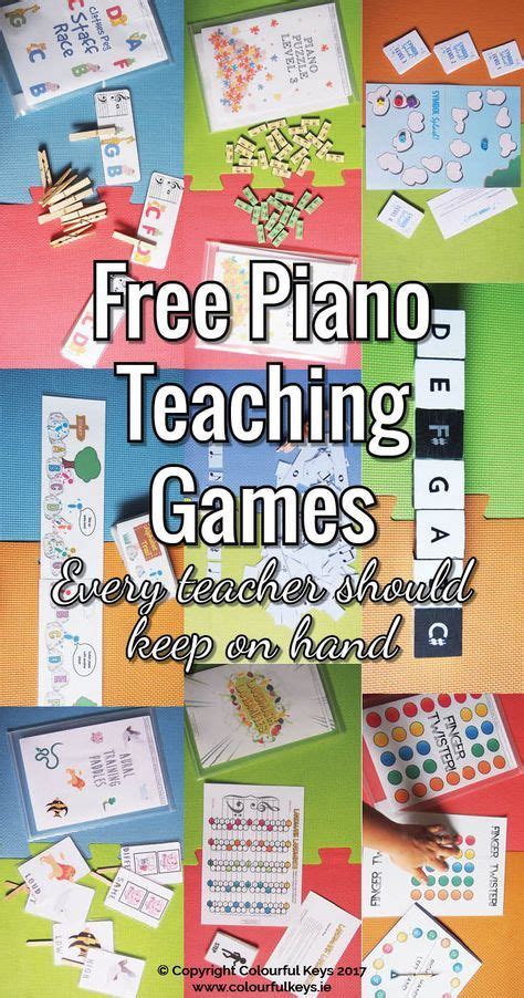 Top 9 Absolutely Essential Free Piano Teaching Games – Colourful Keys | Piano teaching, Piano ...