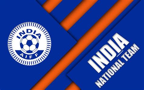 Download wallpapers India football national team, 4k, emblem, Asia ...