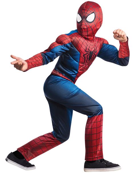 Deluxe Amazing Spider-Man 2 Muscle Chest Costume for Kids: Amazon.ca ...