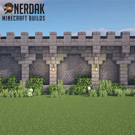 Medieval Stone Wall : r/Minecraft | Minecraft castle, Minecraft wall ...