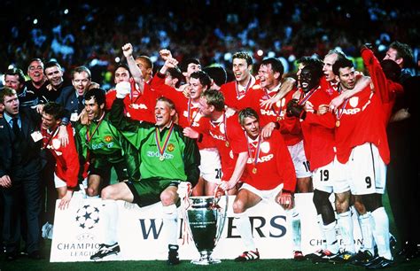 Treble Winners 98/99 | Red Devils | Pinterest | Champions league, Man united and Champion