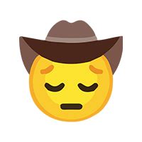 Sad Cowboy Emoji