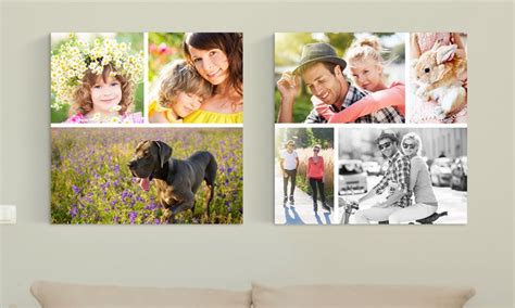 Custom 16"x20" Canvas Collages - Printerpix | Groupon