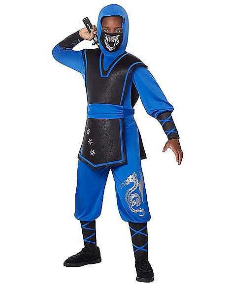 Kids Blue Ultimate Ninja Costume - Spirithalloween.com