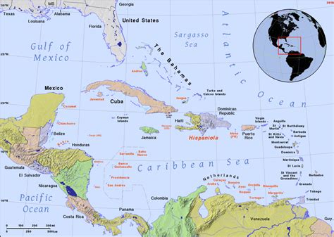 Caribbean Island Geography