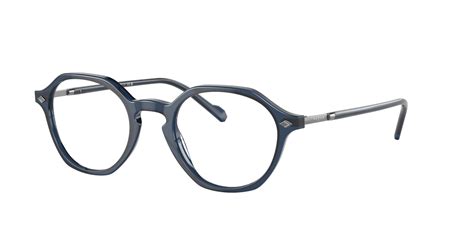 Vogue Eyewear VO5472 Transparent Blue Eyeglasses | Glasses.com® | Free ...