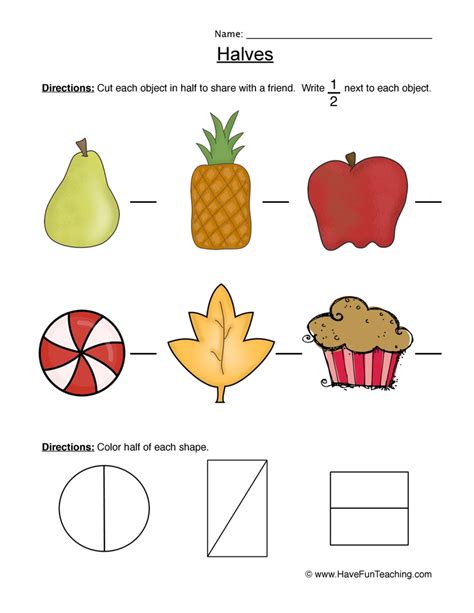 Fractions Worksheets - Printable Worksheet