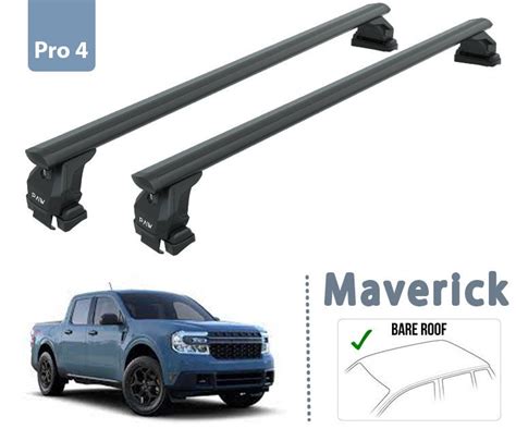 Ford Maverick Roof Rack Cross Bar Black Color Pro 4 - Etsy