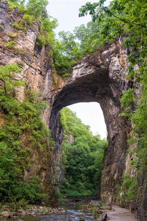 √ Waterfall Natural Bridge State Park Va