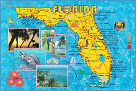 Map Of Florida Tourist Attractions - Almire Marcelia