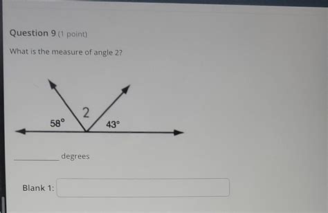 Solved What is the measure of angle 2 ? degrees | Chegg.com