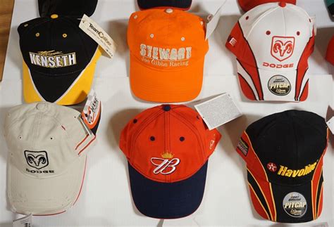 Lot of 25 NASCAR Racing Hats! All NEW w/ tags! Gordon, Dale Jr, Stewart, Harvick | eBay