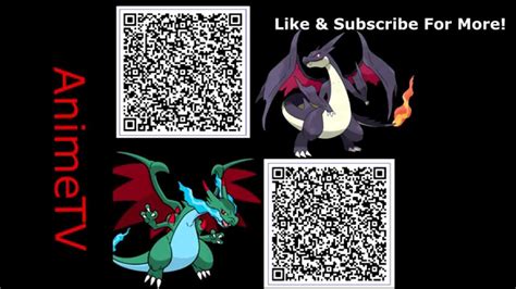 QR code: Mega Charizard X & Y Shiny's Battle Ready | Pokemon X Y / ORAS - YouTube