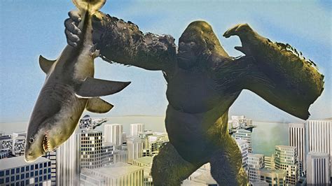 King Kong Eats Megalodon | King Kong VS Megalodon (Epic Fight) - YouTube