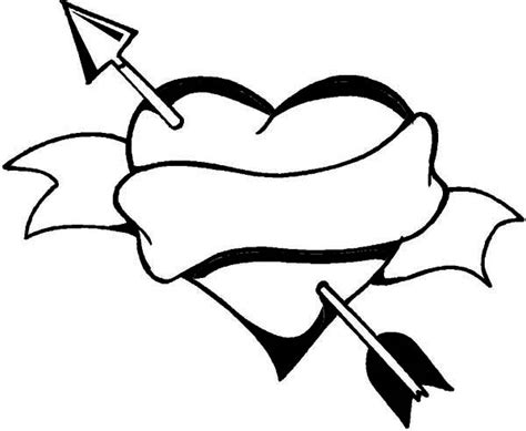 Heart With Arrow Drawing at GetDrawings | Free download