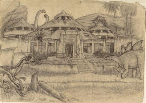 Jurassic Park Visitor Center by SpinoJP on DeviantArt in 2022 | Jurassic park, Jurassic park ...