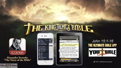 YouBible - Alexander Scourby KJV Audio Bible App (Demo Video) - YouTube