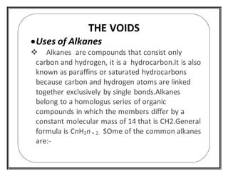 Uses of Alkanes | PPT