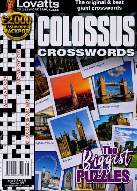 Lovatts Colossus Crossword Magazine Subscription | Buy at Newsstand.co.uk | Large Print Puzzle