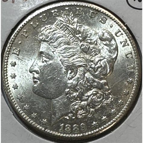 HIGH GRADE 1889-S Morgan Silver Dollar - LUSTROUS | Property Room