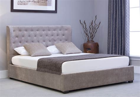 Emporia Beds Kensington Wing Ottoman Fabric Bed Frame