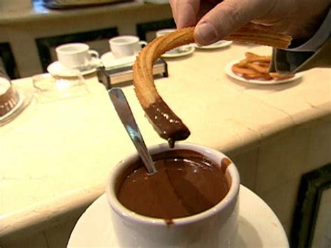 Churros and Hot Chocolate Recipe | Food Network