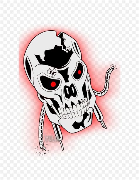 Skull The Terminator Endoskeleton, PNG, 600x1058px, Skull, Art, Bone, Cyborg, Drawing Download Free