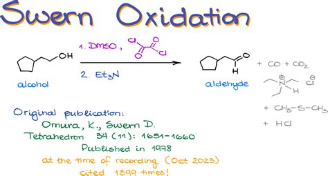 Swern Oxidation — Organic Chemistry Tutor